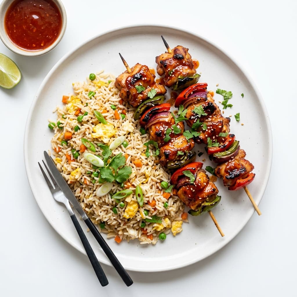 Chicken Shashlik with Rice