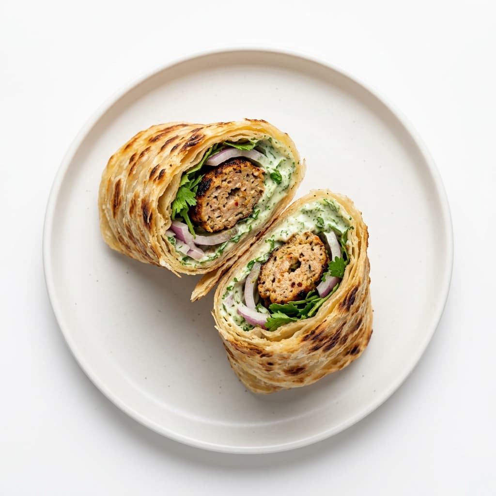 Kabab Paratha Roll