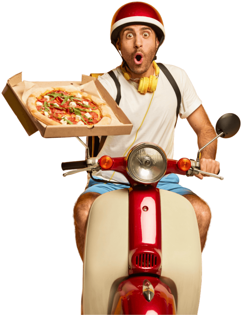 Delivery rider